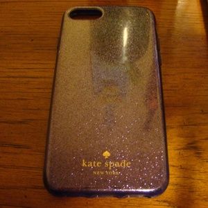 Kate Spade Blue Glitter iPhone 7 Case